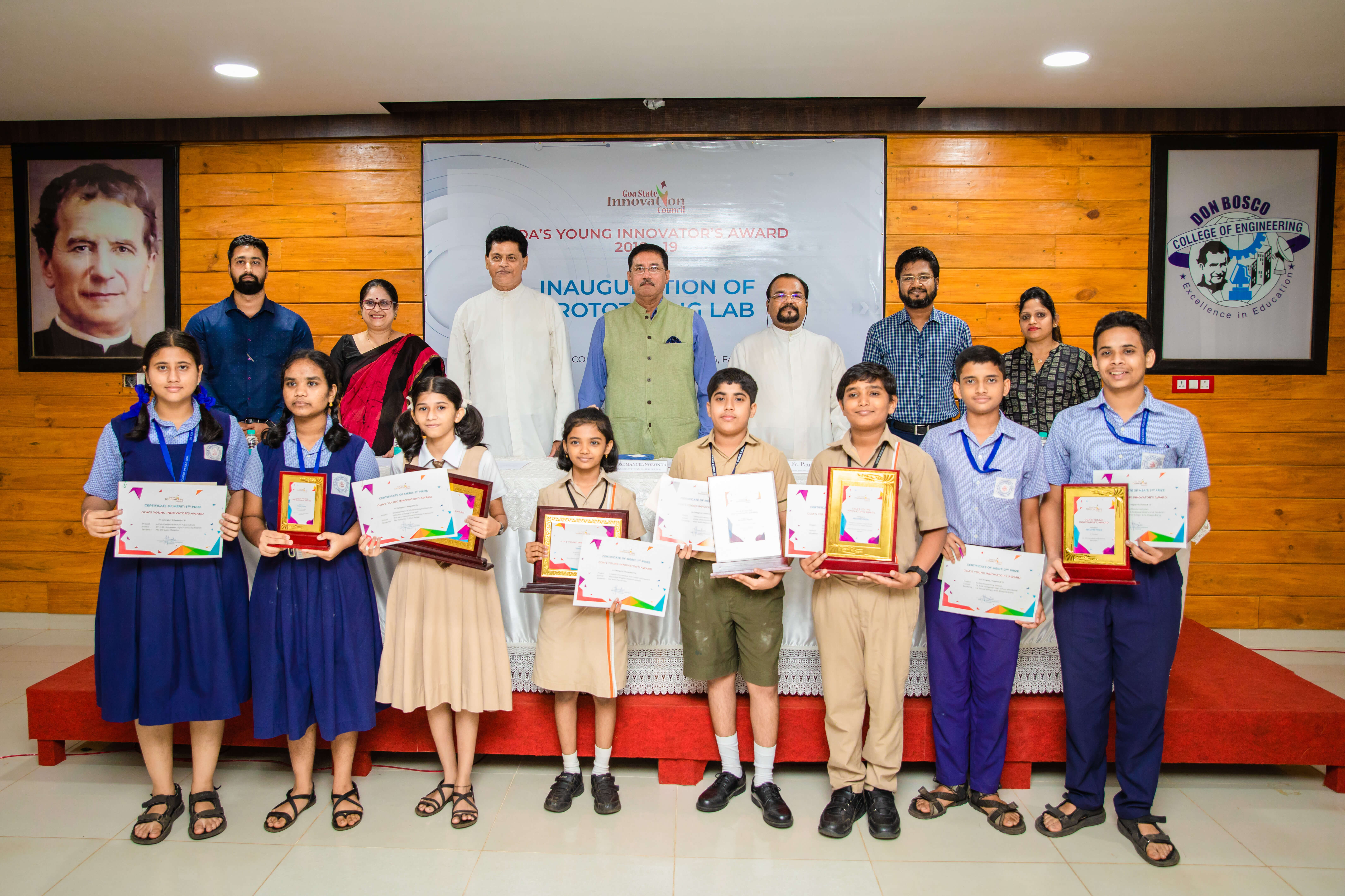 Goa's Young Innovator's Award - Prize Distribution