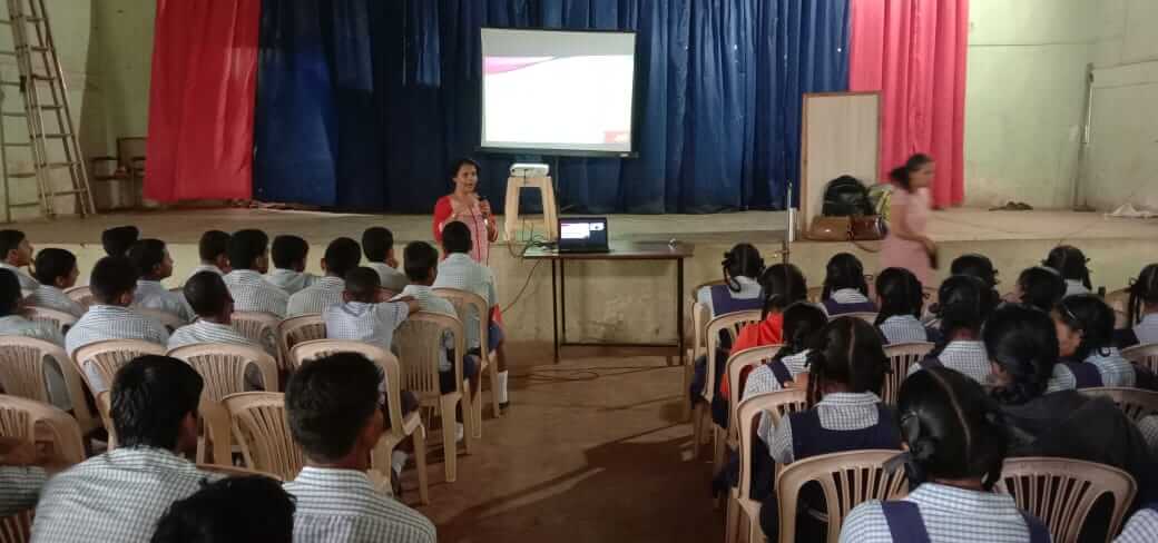 Sensitisation Workshop at Damodar English High School, Paroda