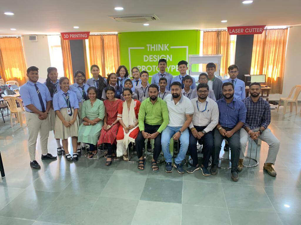 Think Design Prototype - Prototyping Lab - Rosary High School, Navelim and Vidya Vikas Academy, Margao.