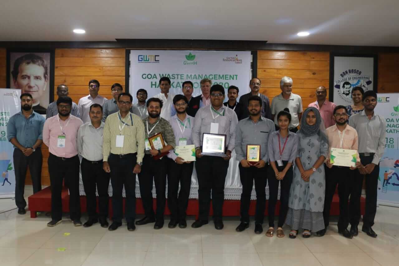 Goa Waste Management Hackathon 2020 18th and 19th Feb 2020