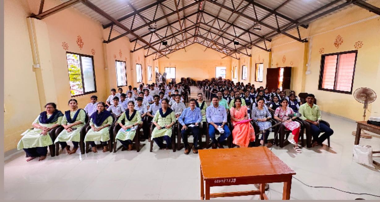 Sensitisation Workshop at Sharda English High School, Durbhat, Ponda-Goa.