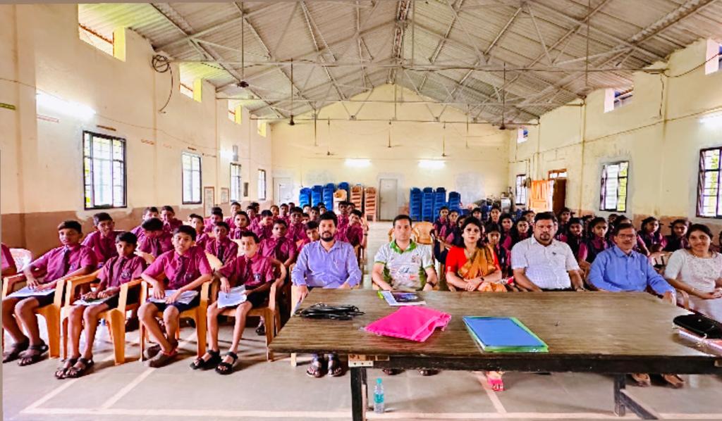 Sensitisation Workshop at Shree Mahalaxmi English High School, Talaulim, Ponda, Goa