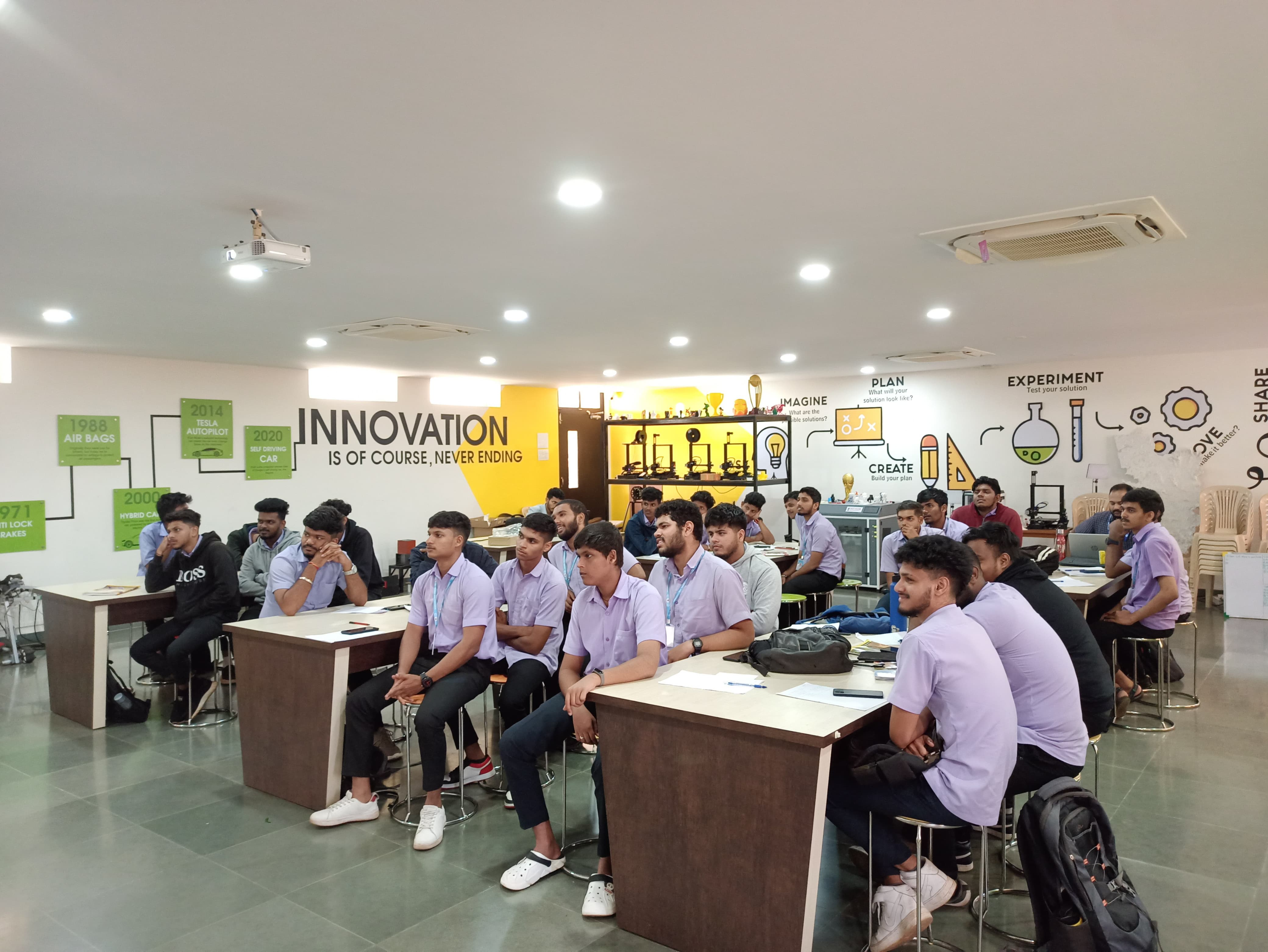 Think, Design, Prototyping and Robotic & 3D Printing workshop for the students of Fr. Agnel Polytechnic College, Nuvem, Goa