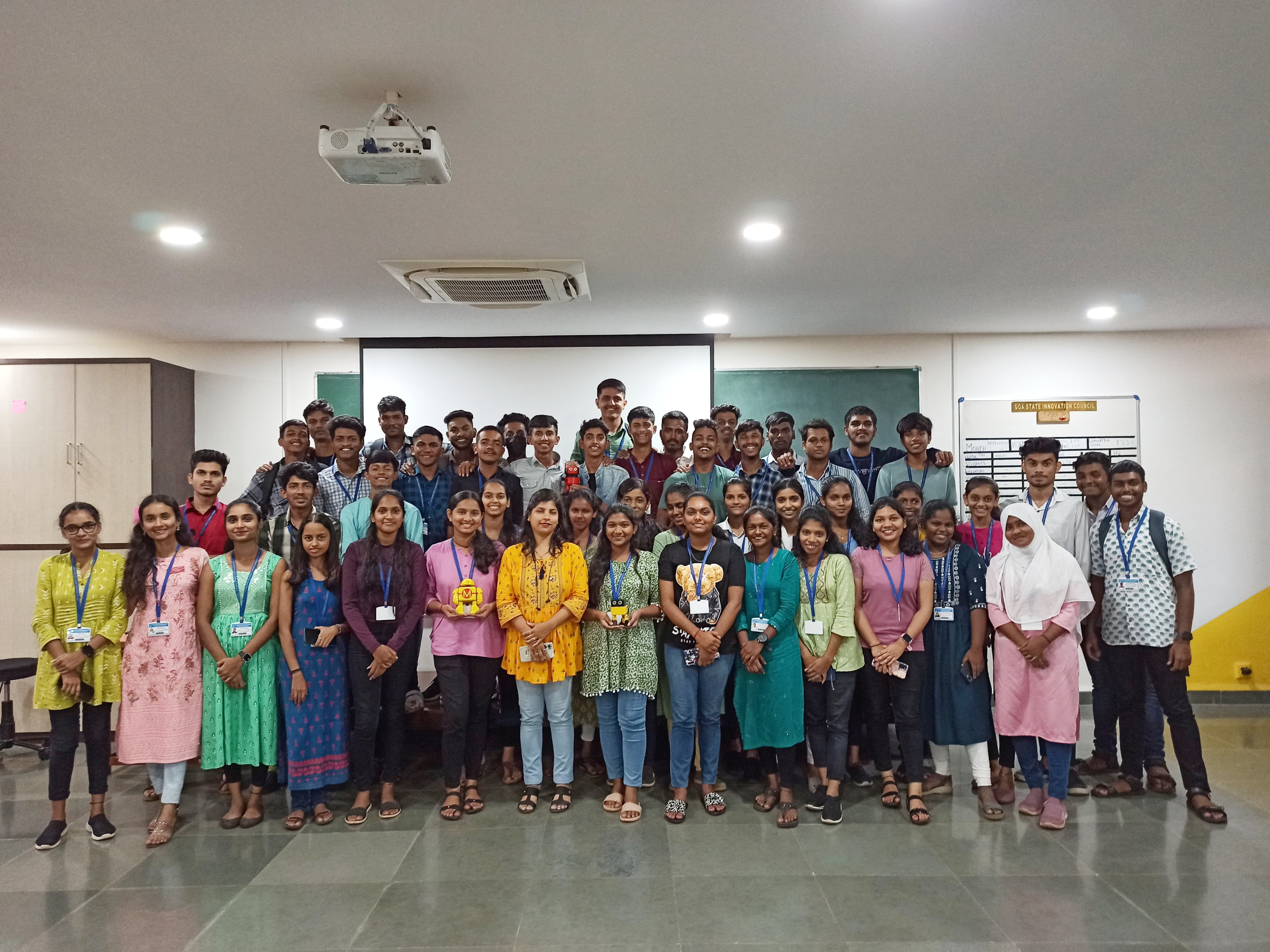 Think, Design, Prototyping and Robotics Workshop for the students of Government College of Arts Science and Commerce, Khandola-Goa.