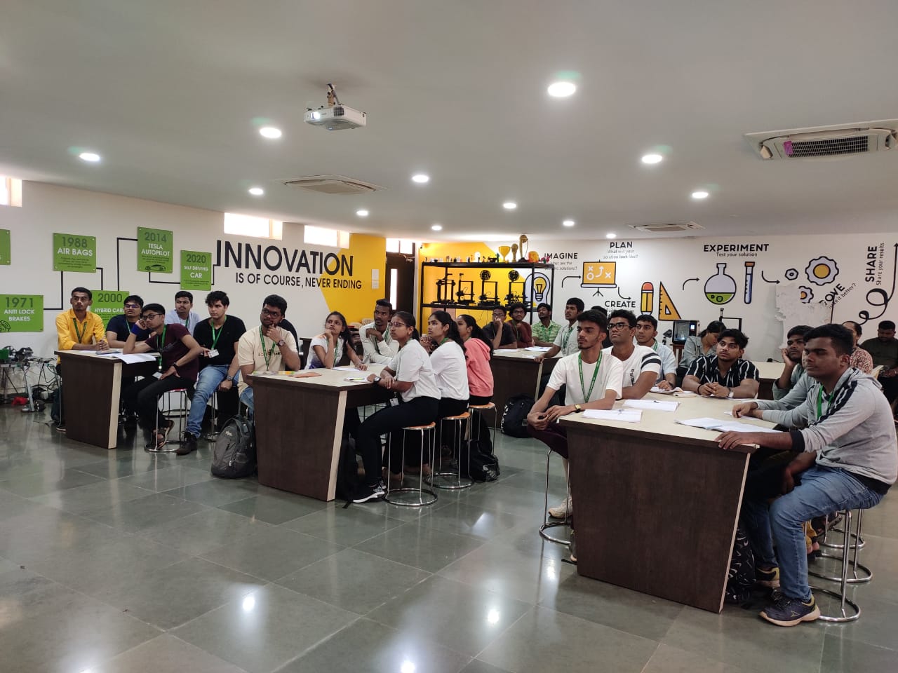 Think, Design and Prototyping and 3D Printing and Robotics Workshop for the students of St. Xavier's College Mapusa-Goa.