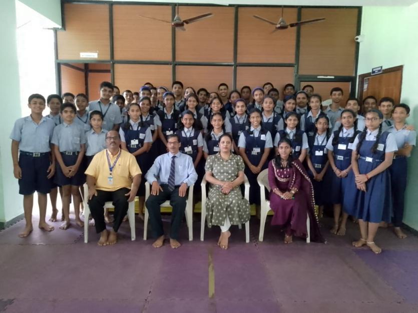 Sensitisation Workshop for the Students of  Dr. K.B. Hedgewar High School, Curti, Ponda-Goa