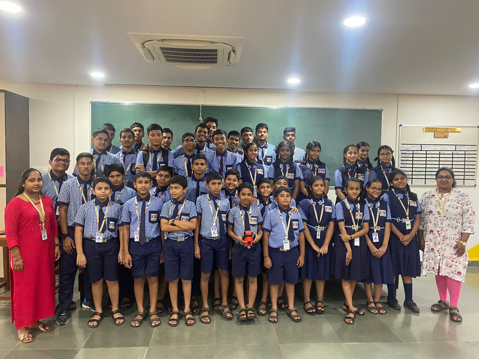 Think Design Prototyping Lab Session and Workshop on 3D printing and Robotics to the Students of Posh English High School, Margao-Goa.