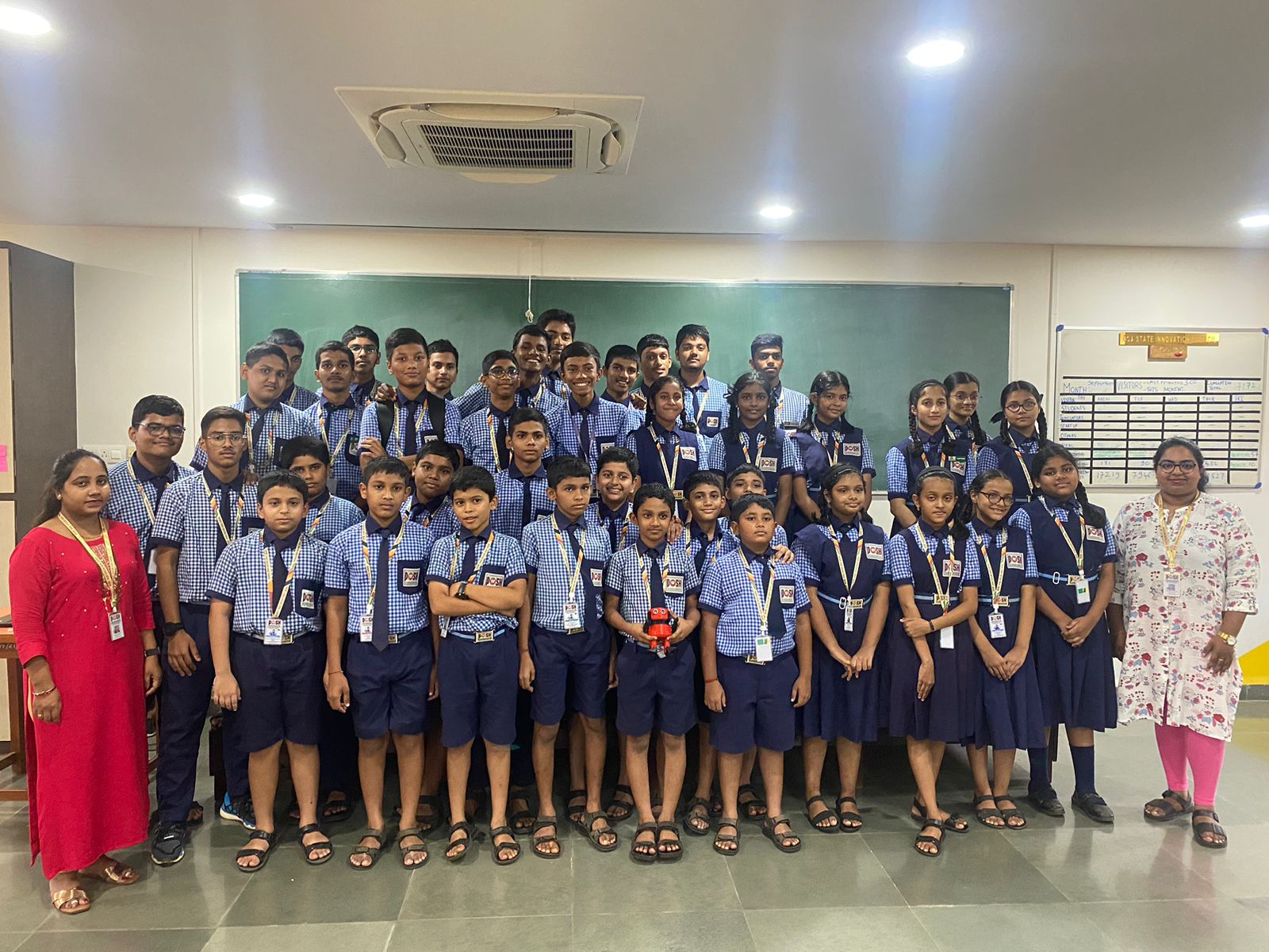 Think Design Prototyping Lab Session and Workshop on 3D printing and Robotics to the Students of Posh English High School, Margao-Goa.