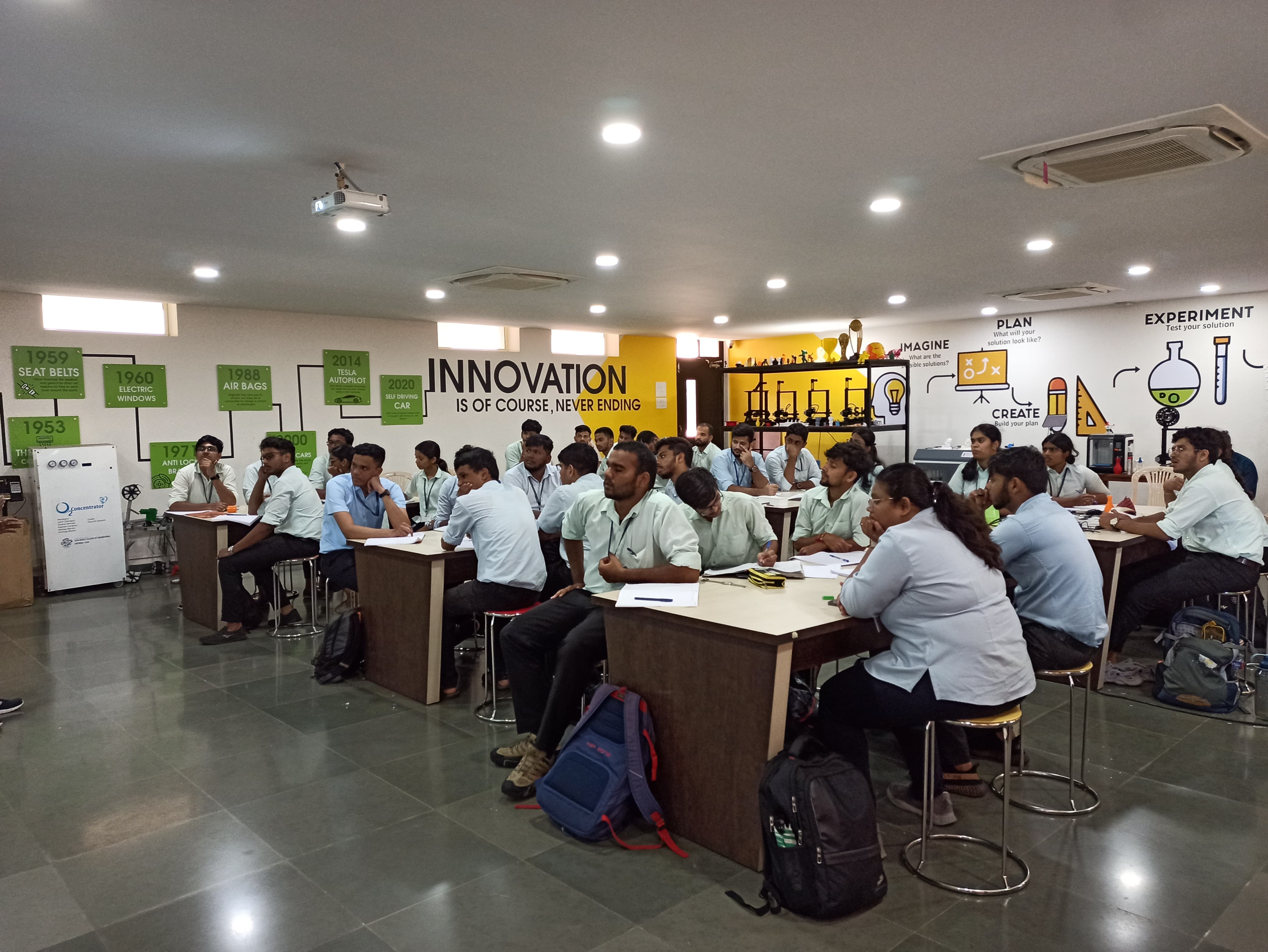 Think, Design, and Prototyping Lab Session for students of "Agnel Institute of Technology and Design, Assagao