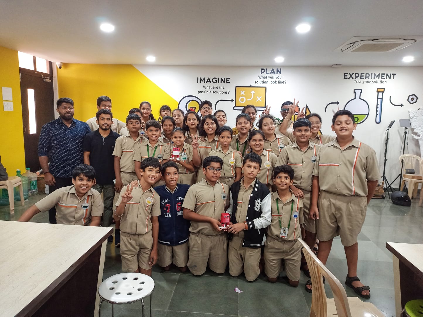 Think Design and Prototyping and Robotics Workshop for Batch-4 students of Manovikas High School, Margao, Goa.