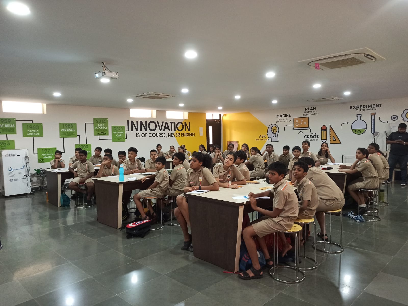 Think, Design and Prototyping and Robotics Workshop for Batch-3 Students of Manovikas High School, Margao, Goa.