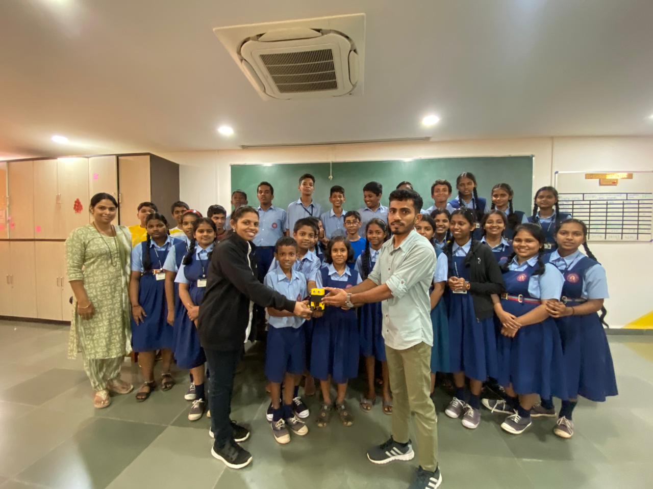 Think, Design, Prototyping Session and Workshop on 3D Printing & Robotics for the Students of Keerti Vidyalaya Siolim, Bardez-Goa.