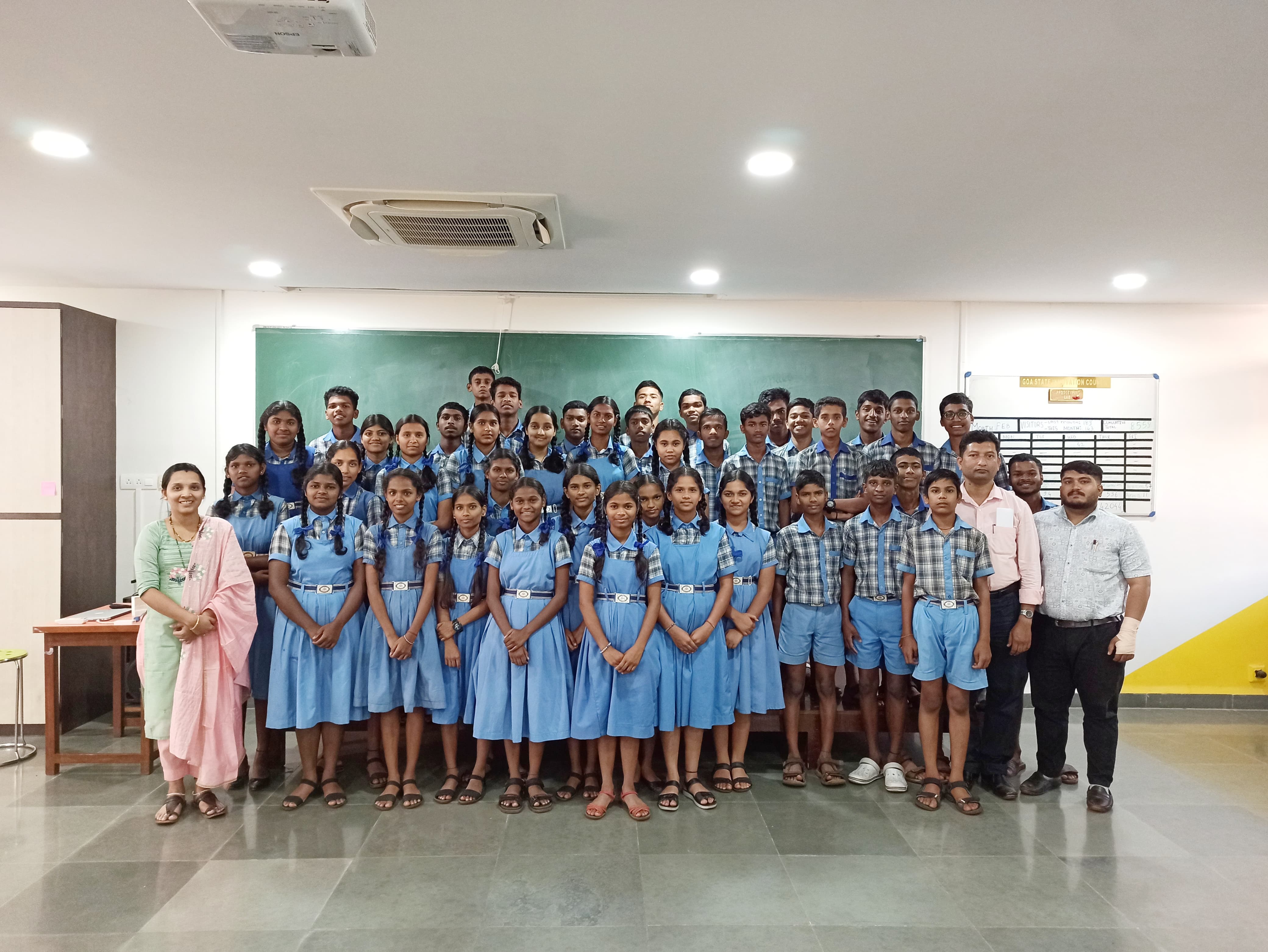 Think Design and Prototyping Session and Workshop on 3D printing & Robotics for the students of Government High School, Pissurlem-Goa.