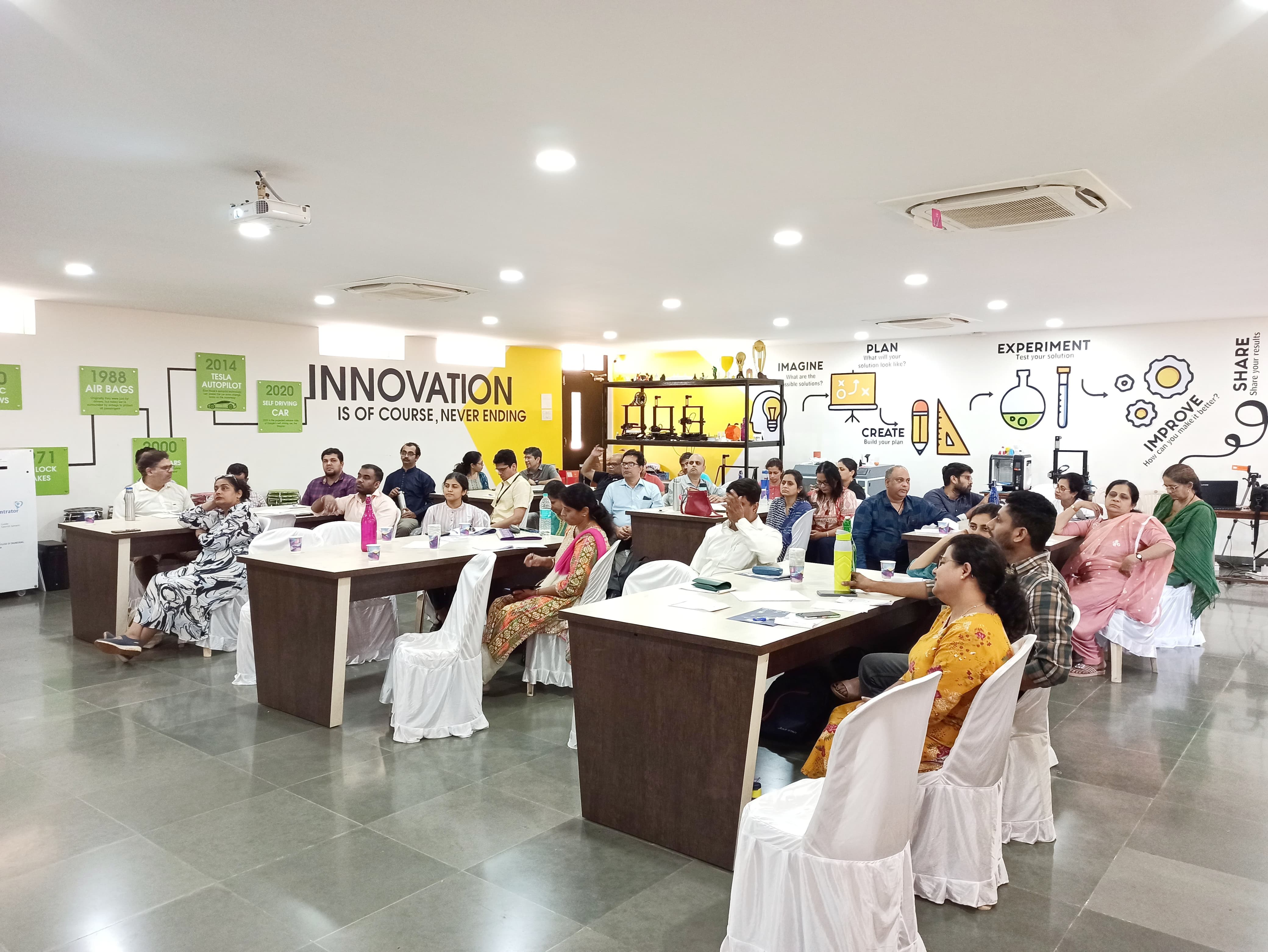 Think Design and Prototyping Workshop on Prototyping students idea into Minimum Viable Product (MVP)