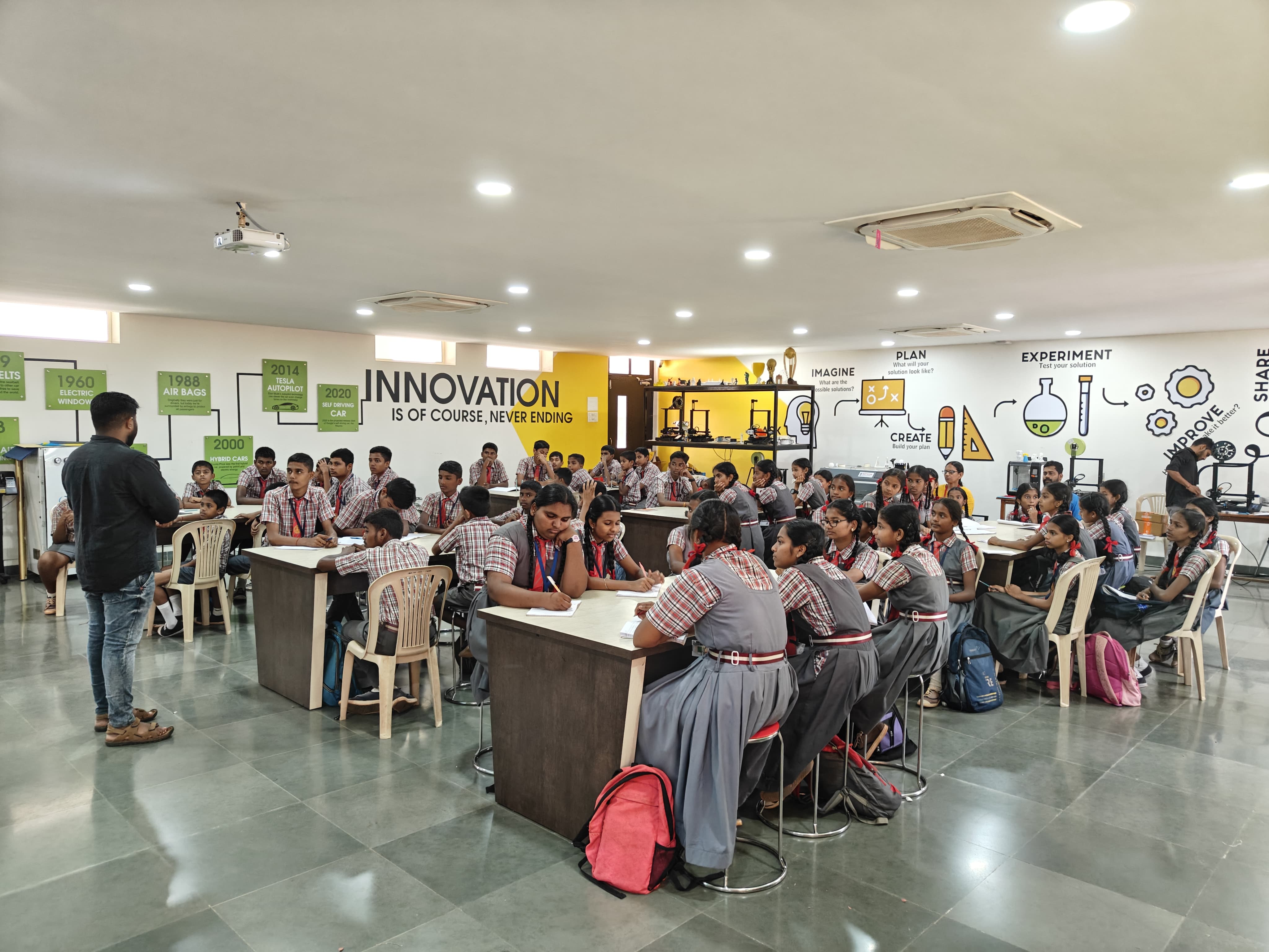 Think Design and Prototyping Session for the students of Pradnya High School, Kargao, Pernem-Goa.