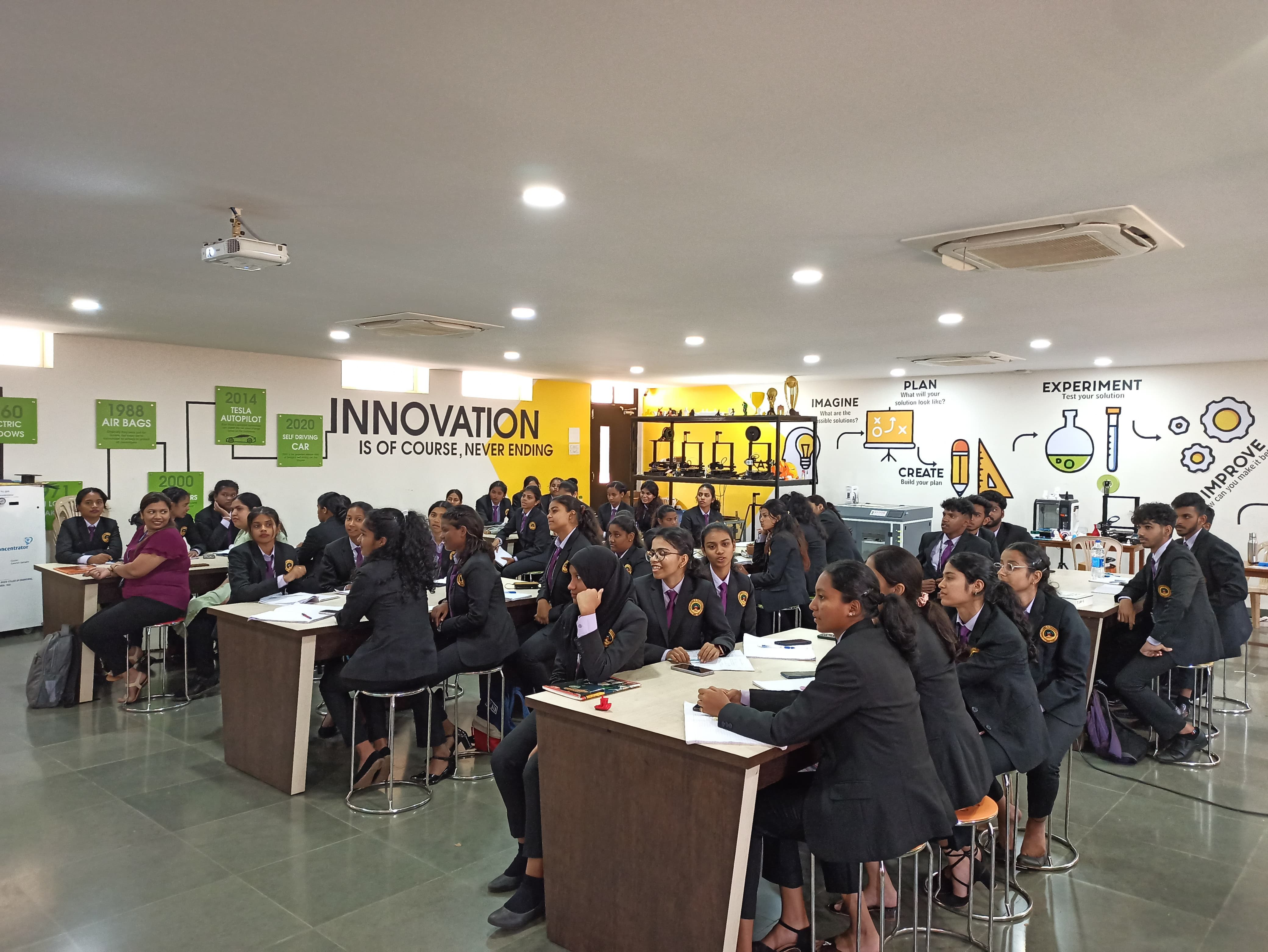 Think Design and Prototyping Session for the students of Rosary College of Commerce & Arts, Navelim-Goa.