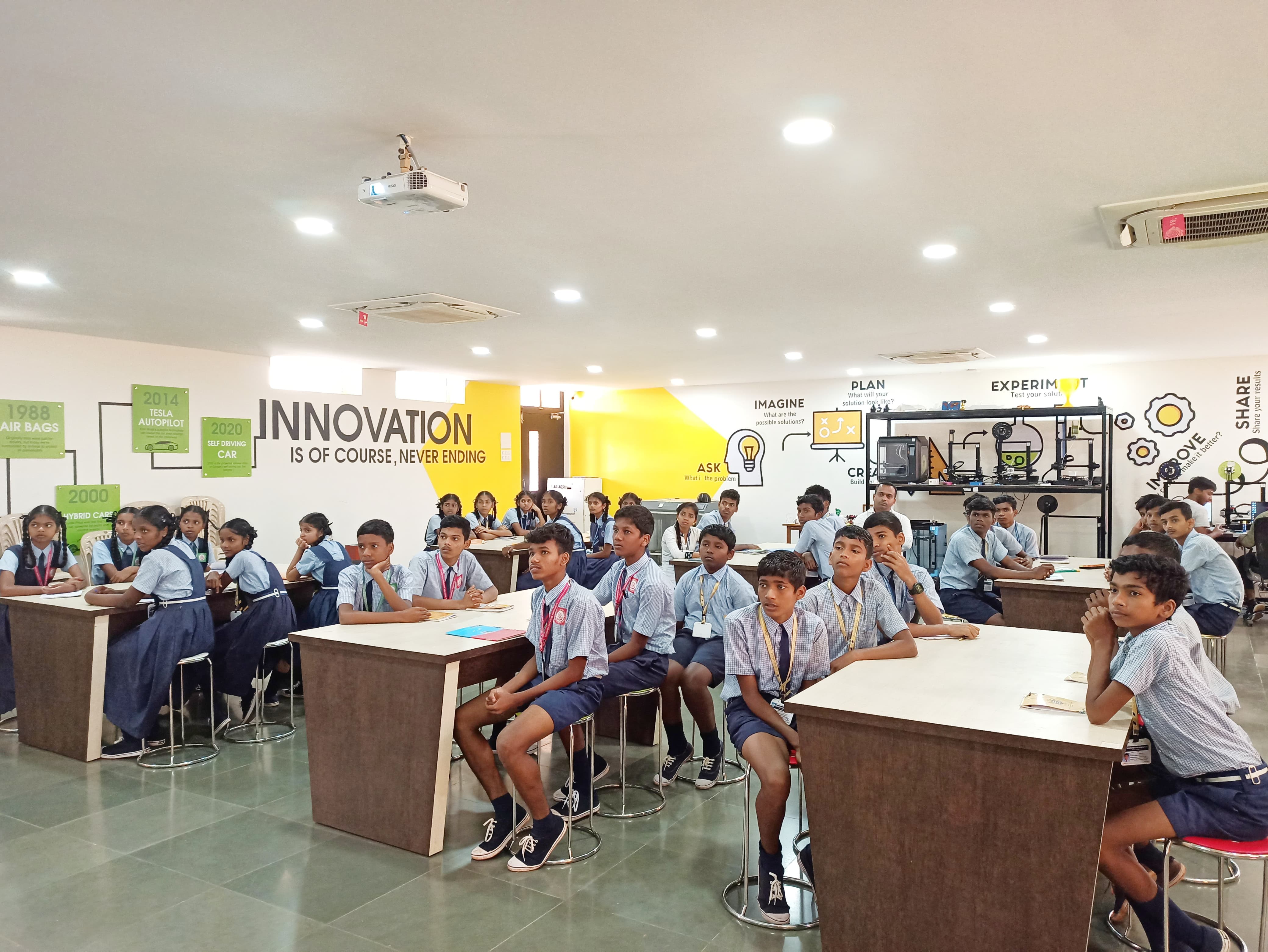 Think Design Prototyping and Robotics workshop for the students of Government High School, Paddi, Quepem-Goa.