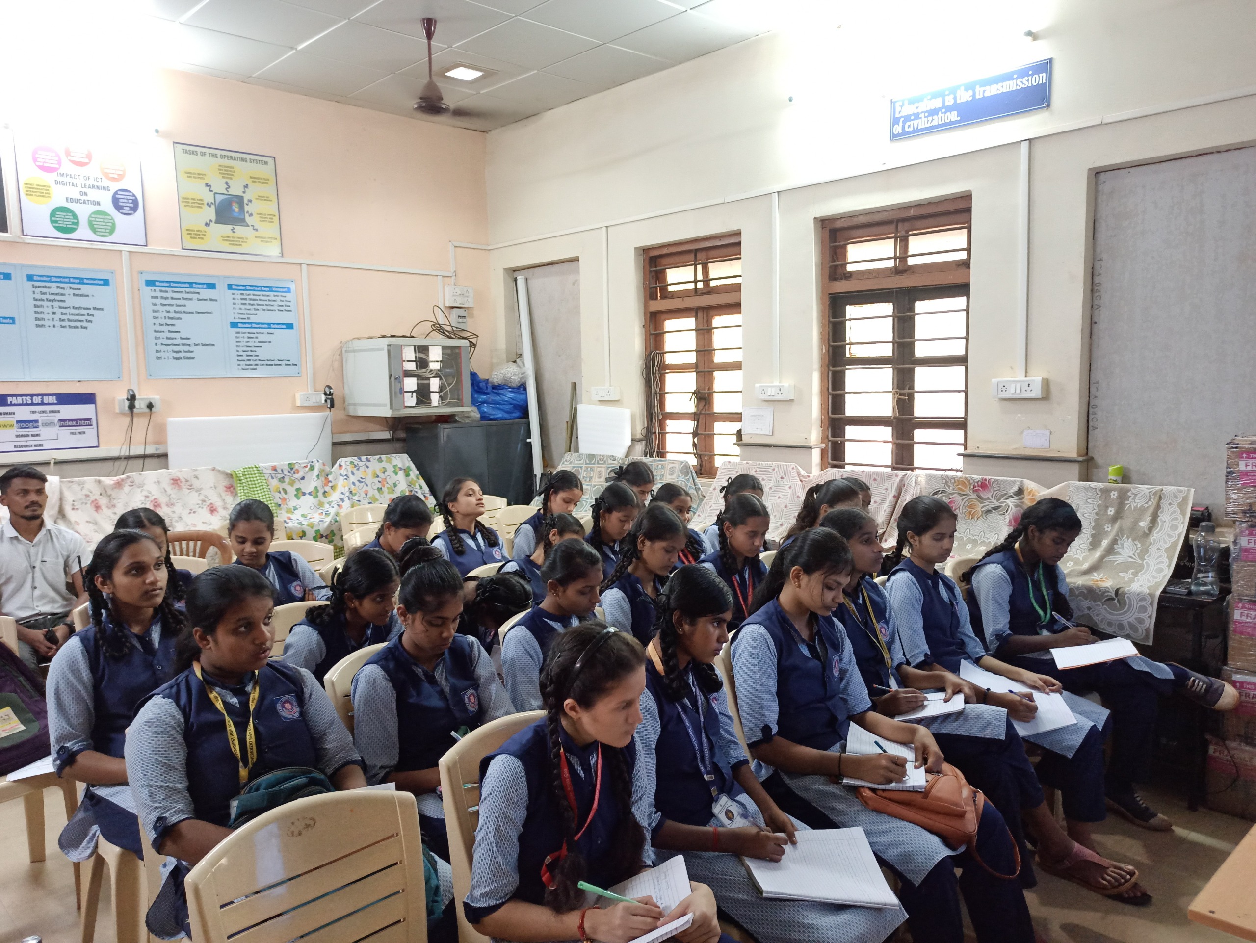 Sensitisation Workshop for the students of Government High School, Dhaushire, Usgao-Goa