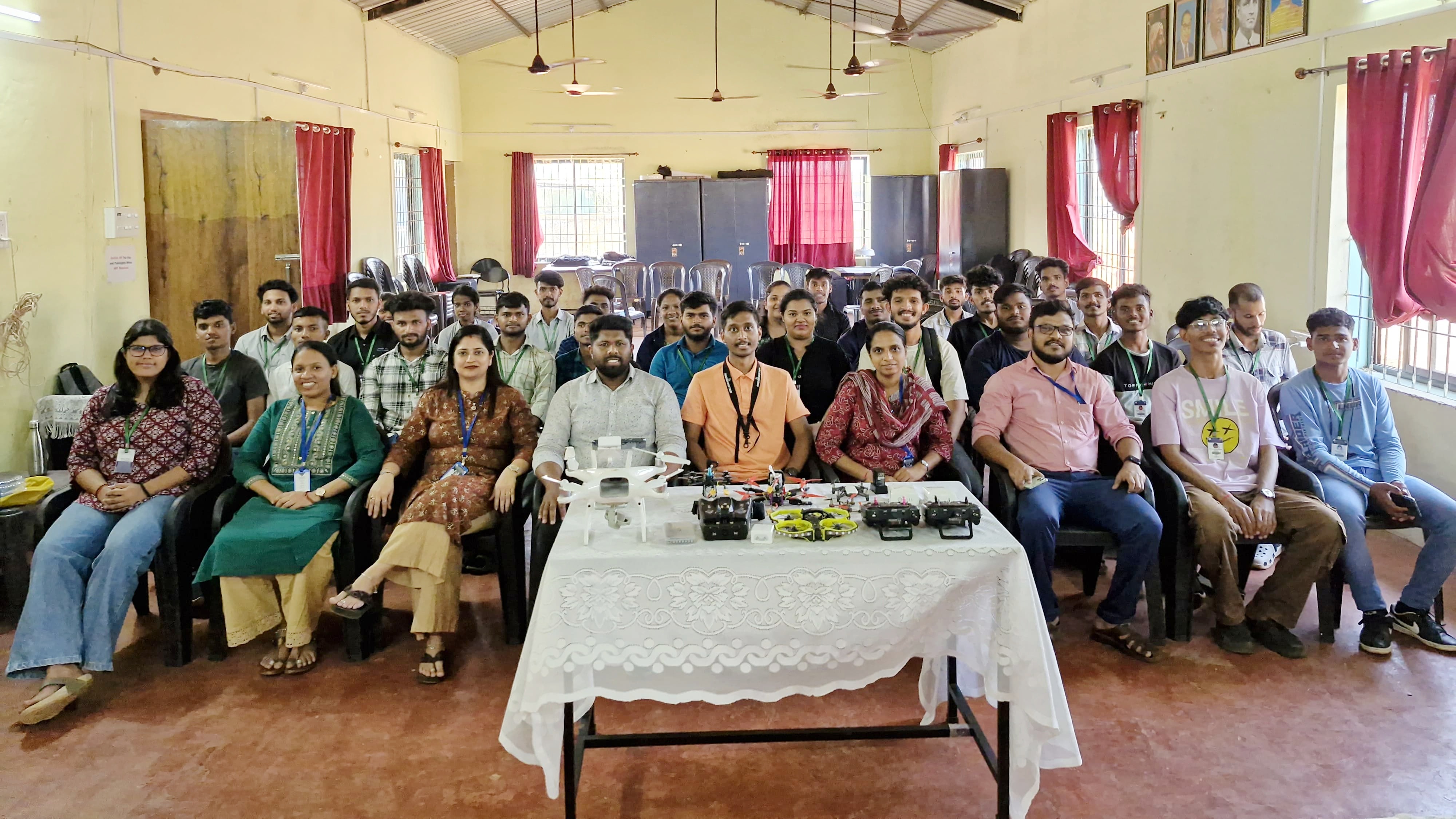 Drone Technology Workshop for the students of Goa Multi Faculty College, Dharbandora-Goa.
