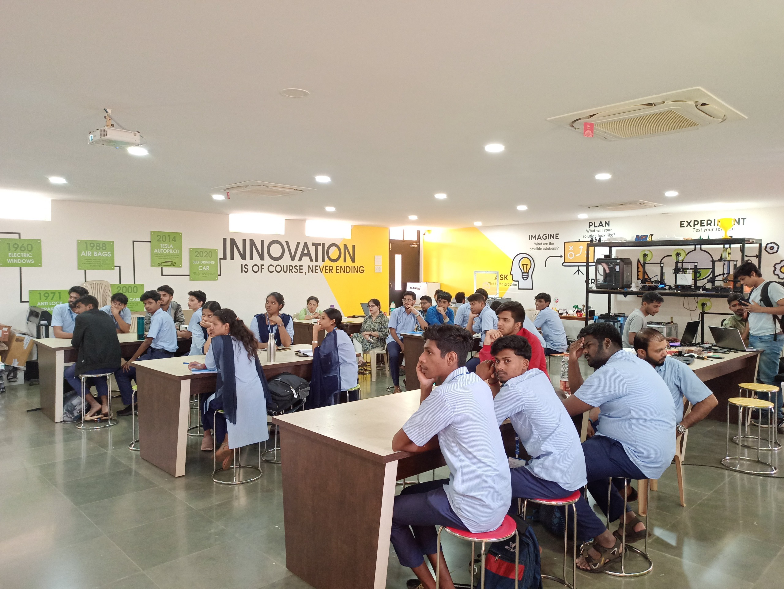 Think Design Prototyping and 3D Printing workshop for the students of ITI, Borda, Margao-Goa.