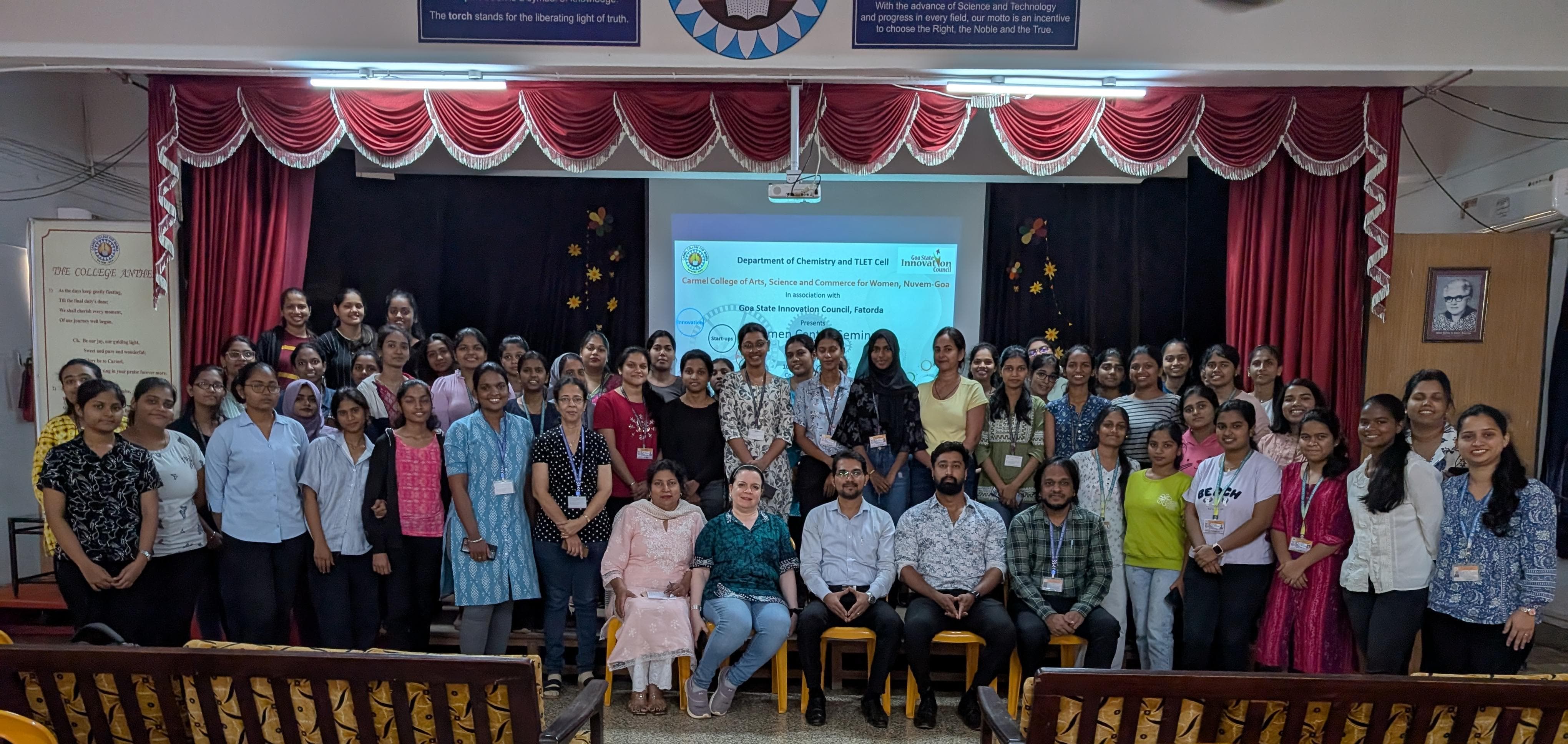 Women Centric Workshop for the students of Carmel College of Arts, Science and Commerce for Women, Nuvem-Goa.