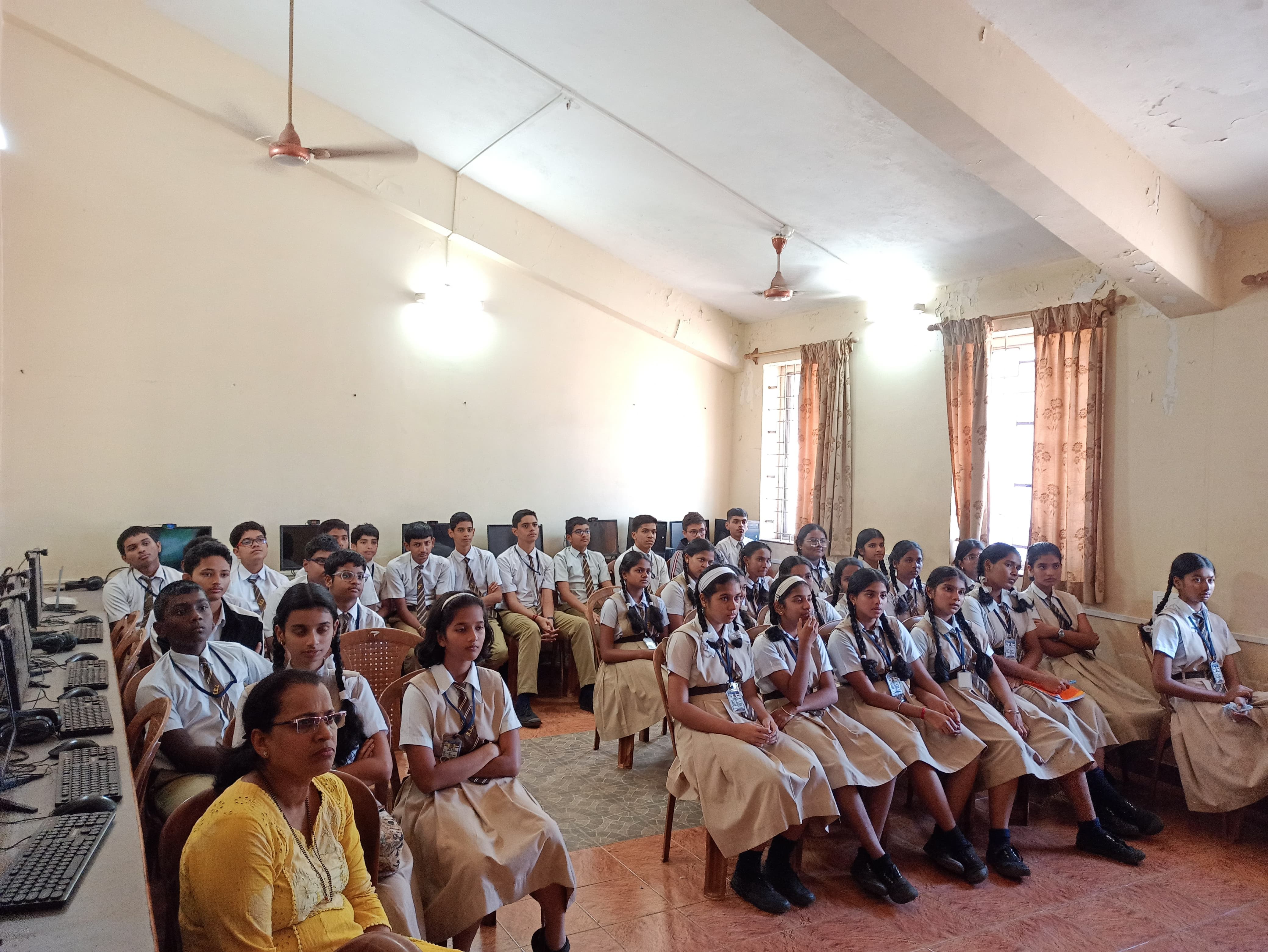 Sensitisation workshop for the students of The New Educational Institute, Curchorem-Goa.