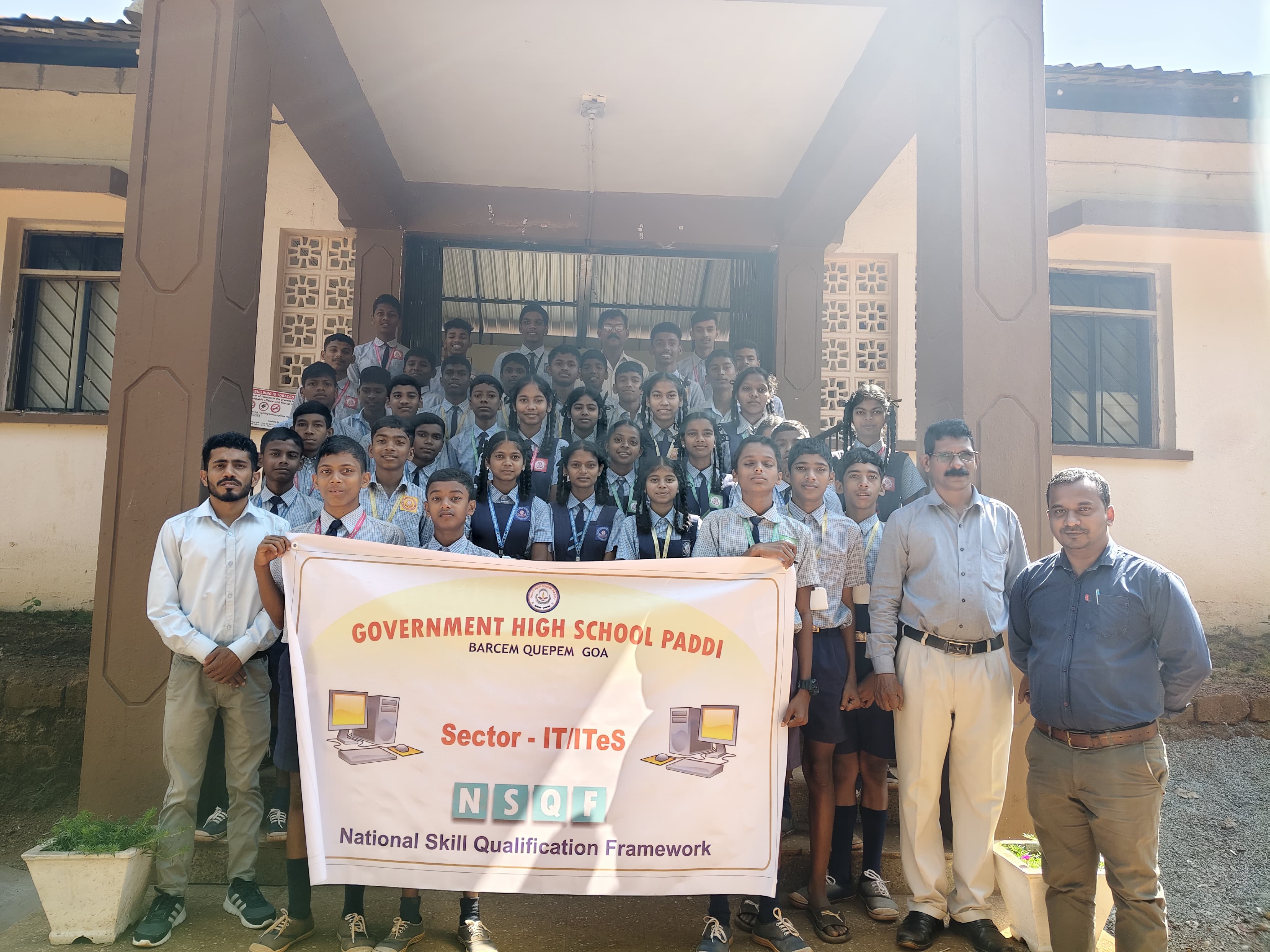 On February 04, 2025. Sensitisation Workshop for the students of Government High school, Paddi, Quepem-Goa. Batch-3