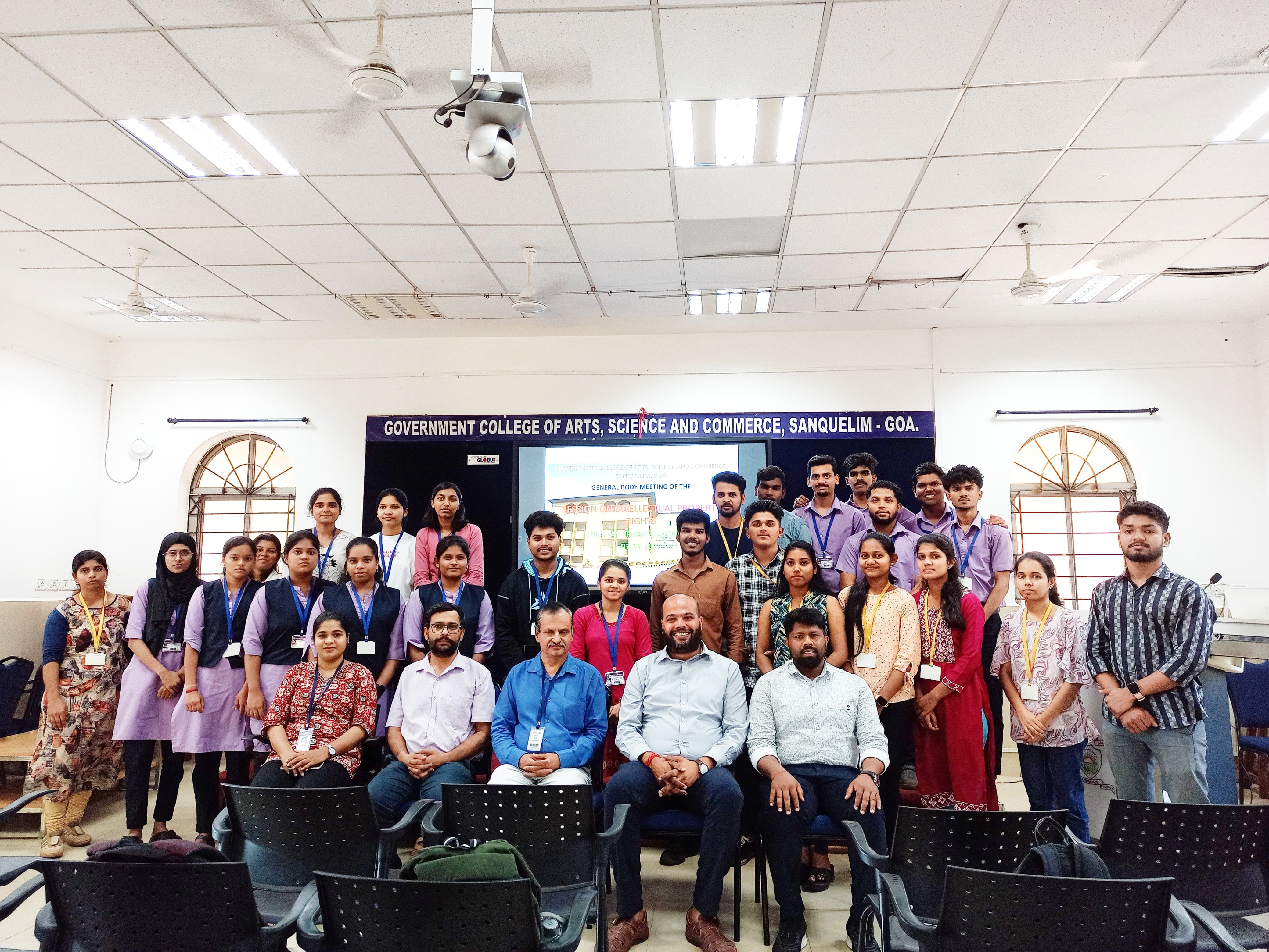 IPR Session for the students of Government College of Art, Science and Commerce, Sanqulim-Goa.