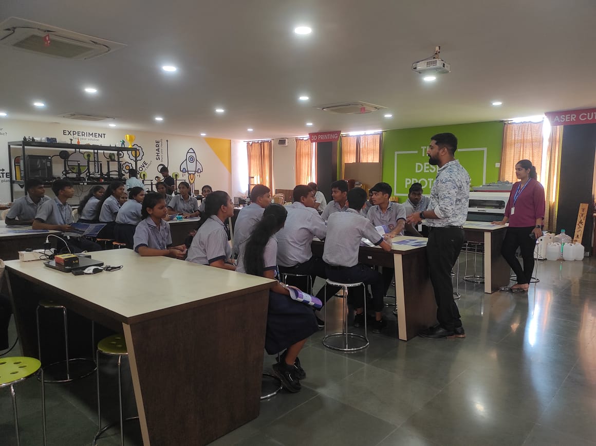 Think Design and Prototype Session for the students Infant Jesus Higher Secondary School, Colva-Goa. Batch-1