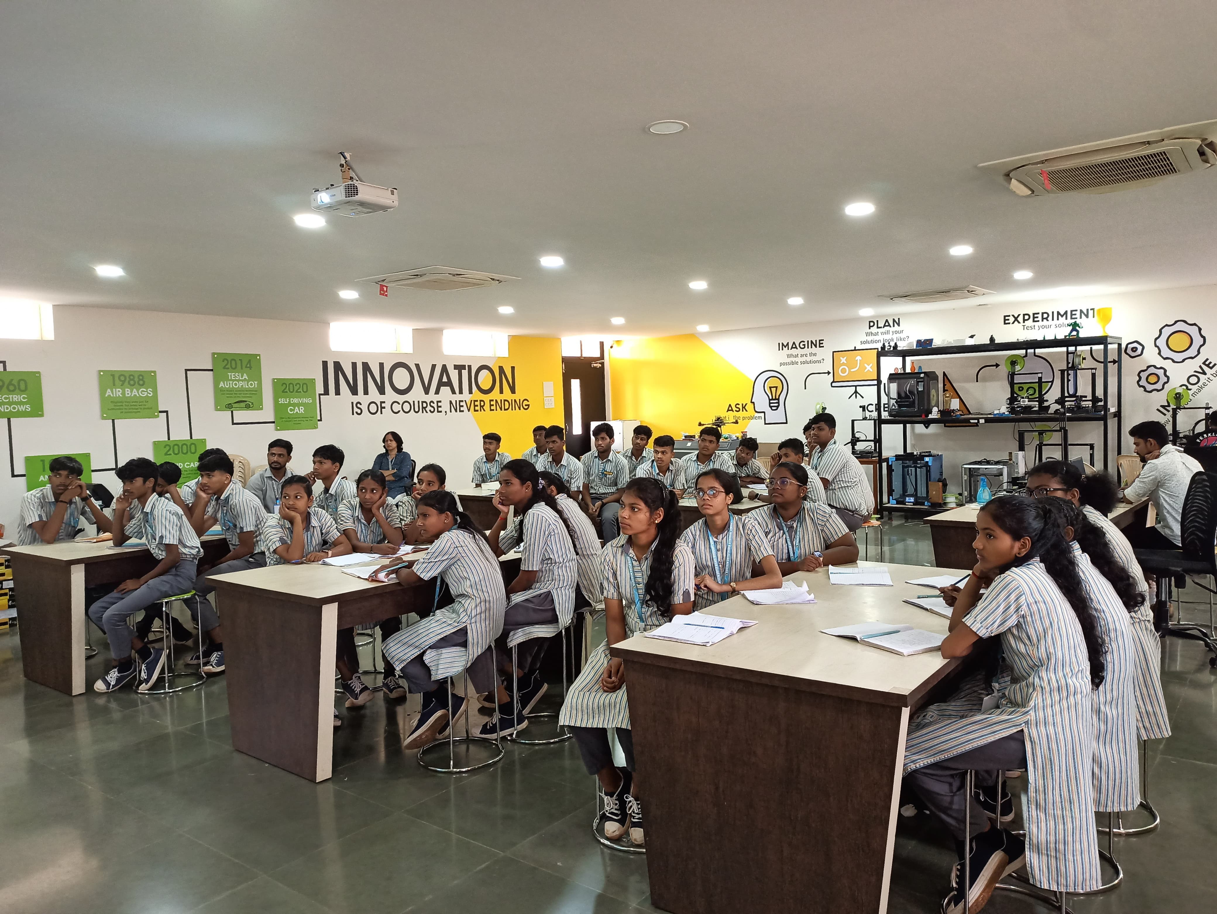 Think Design Prototyping and 3D Printing workshop for the students of Cuncolim United Higher Secondary School, Cuncolim-Goa.