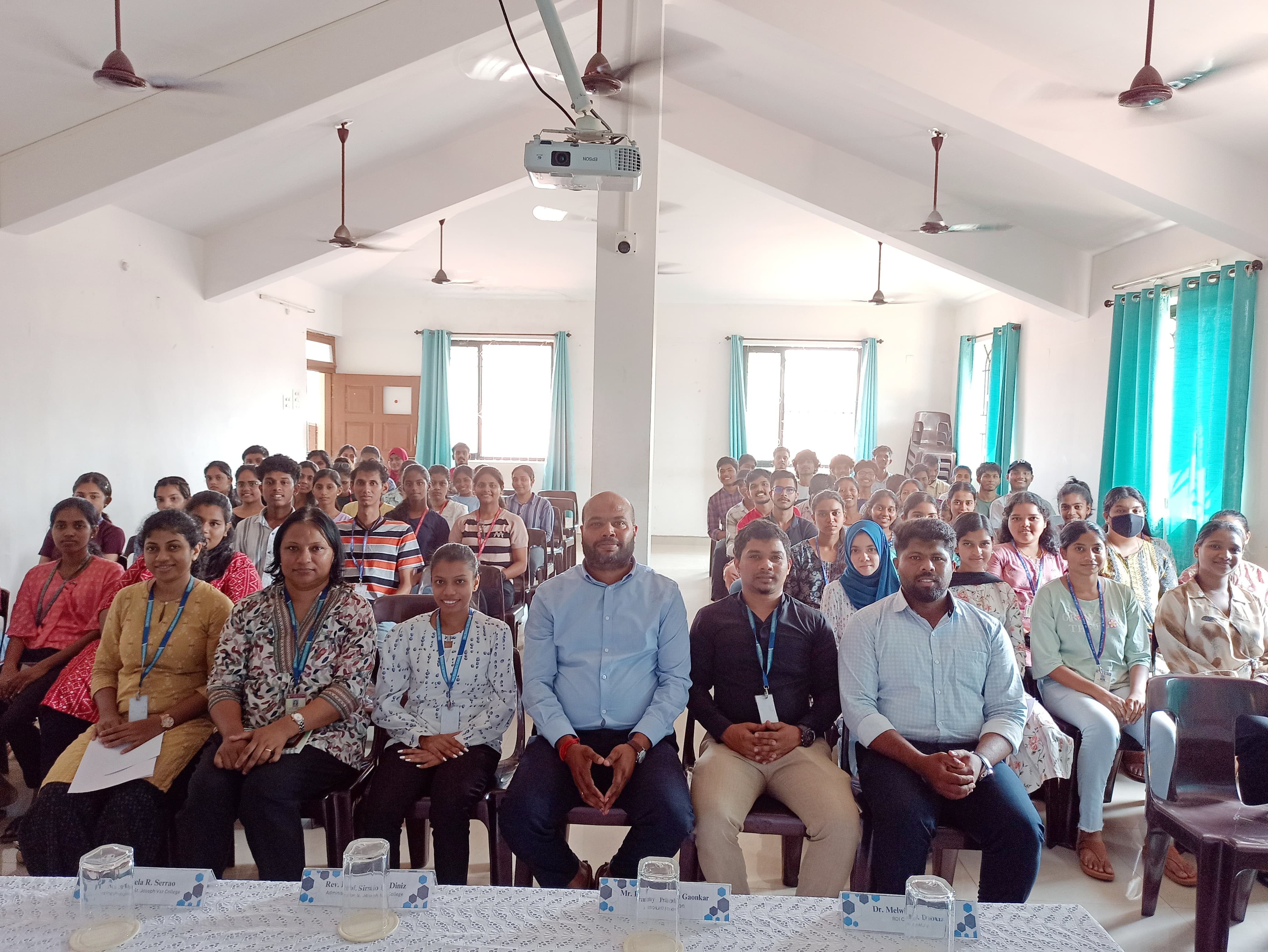 IPR Session for the students of St. Joseph Vaz College, Cortalim, Goa.