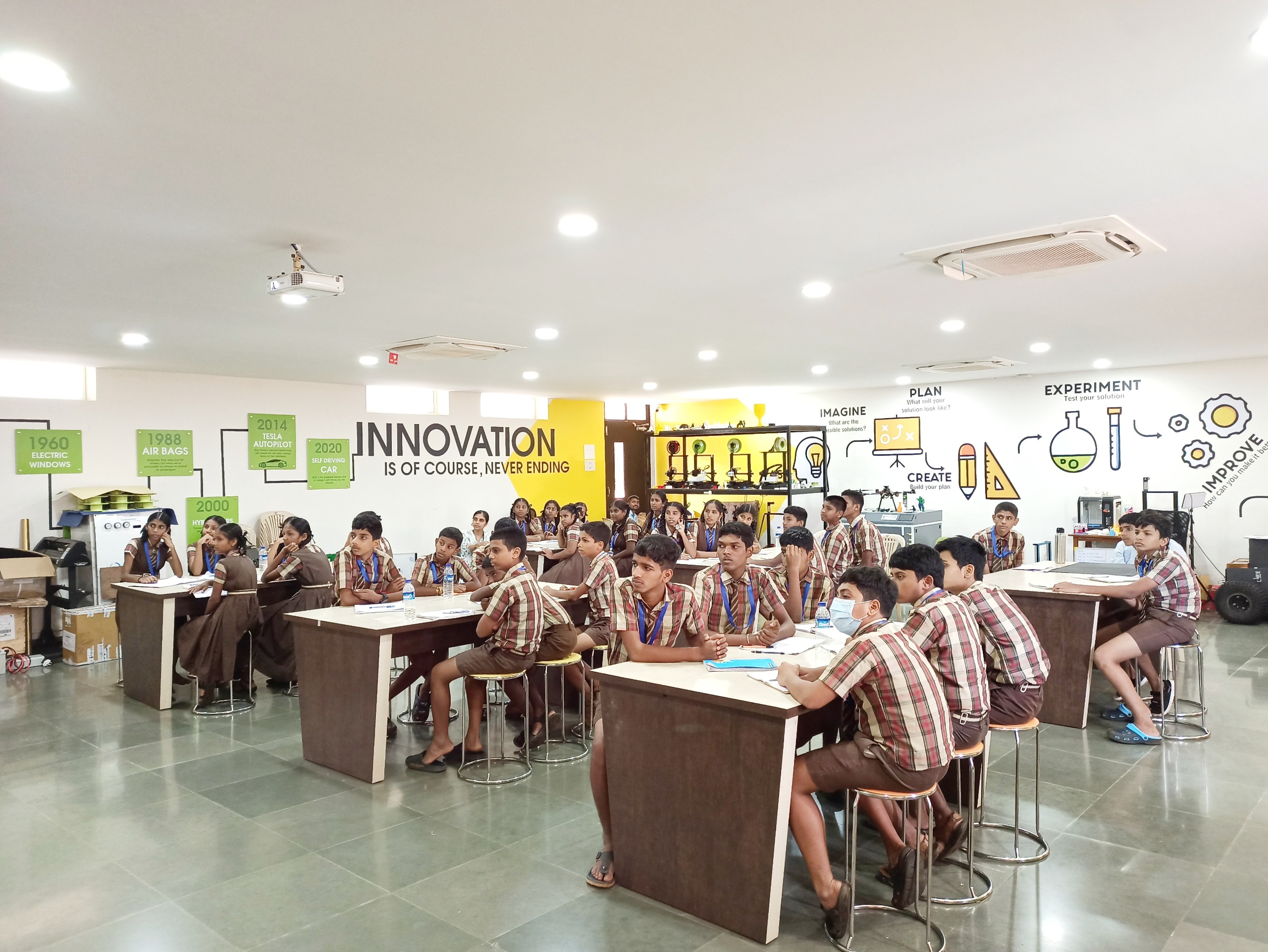 Think, Design, Prototyping session and Workshop on Robotics for the students of Government High School, Zambaulim, Rivona Goa.
