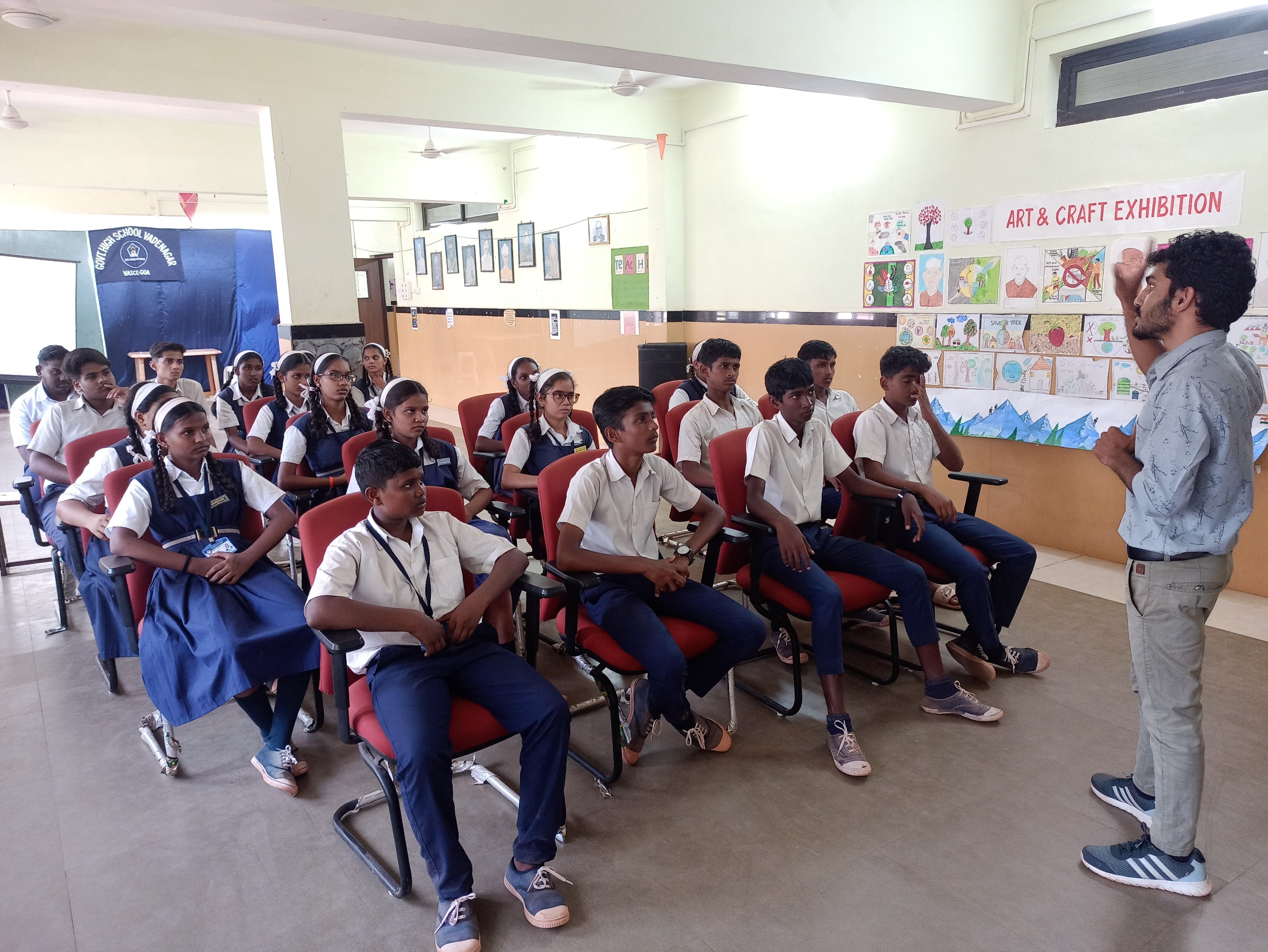 Sensitisation Workshop for the students of Government High School, Vadenagar, Vasco- Goa