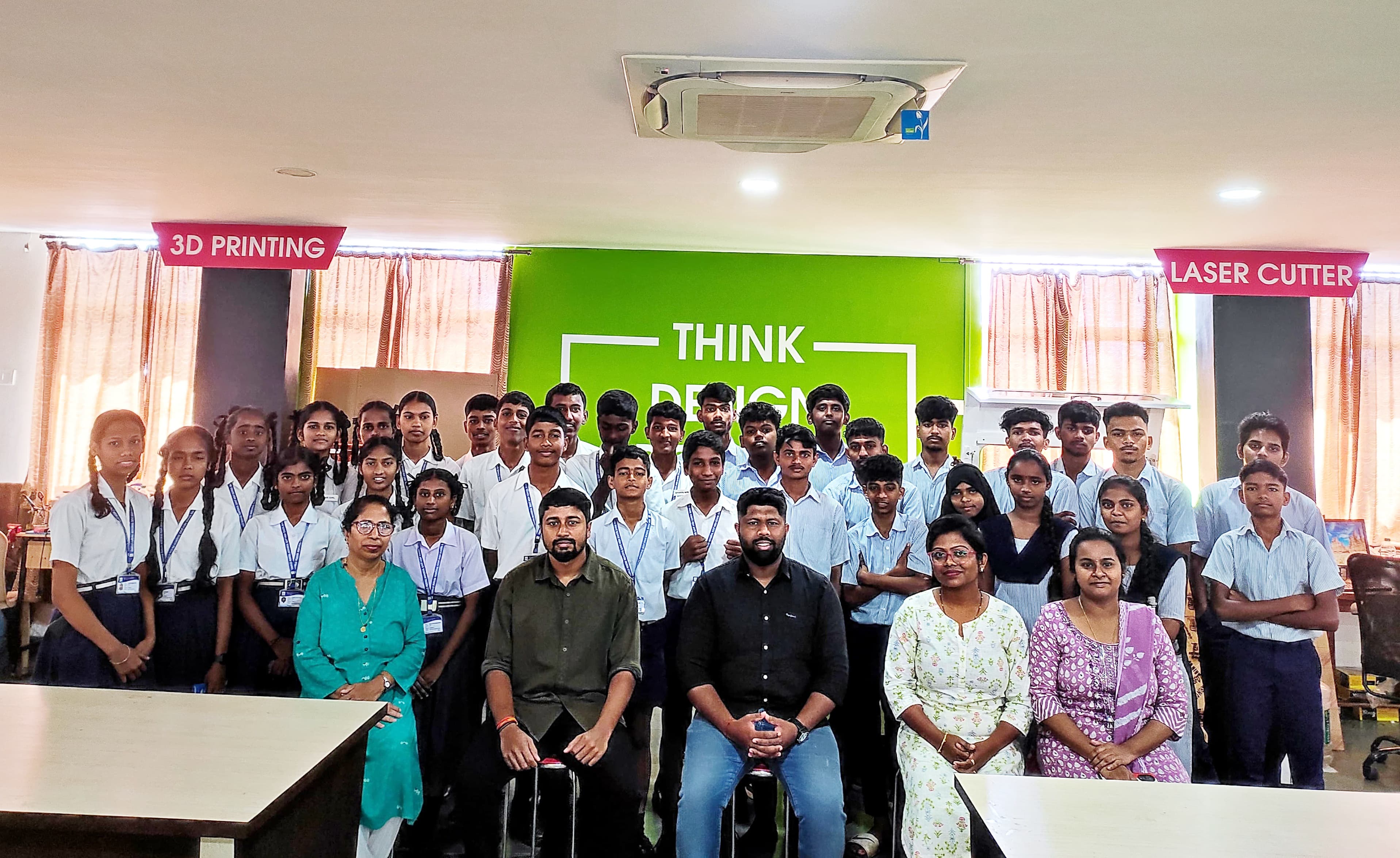 Think Design and Prototyping workshop for the students of RNM Government Higher Secondary School, Baina, Vasco-Goa