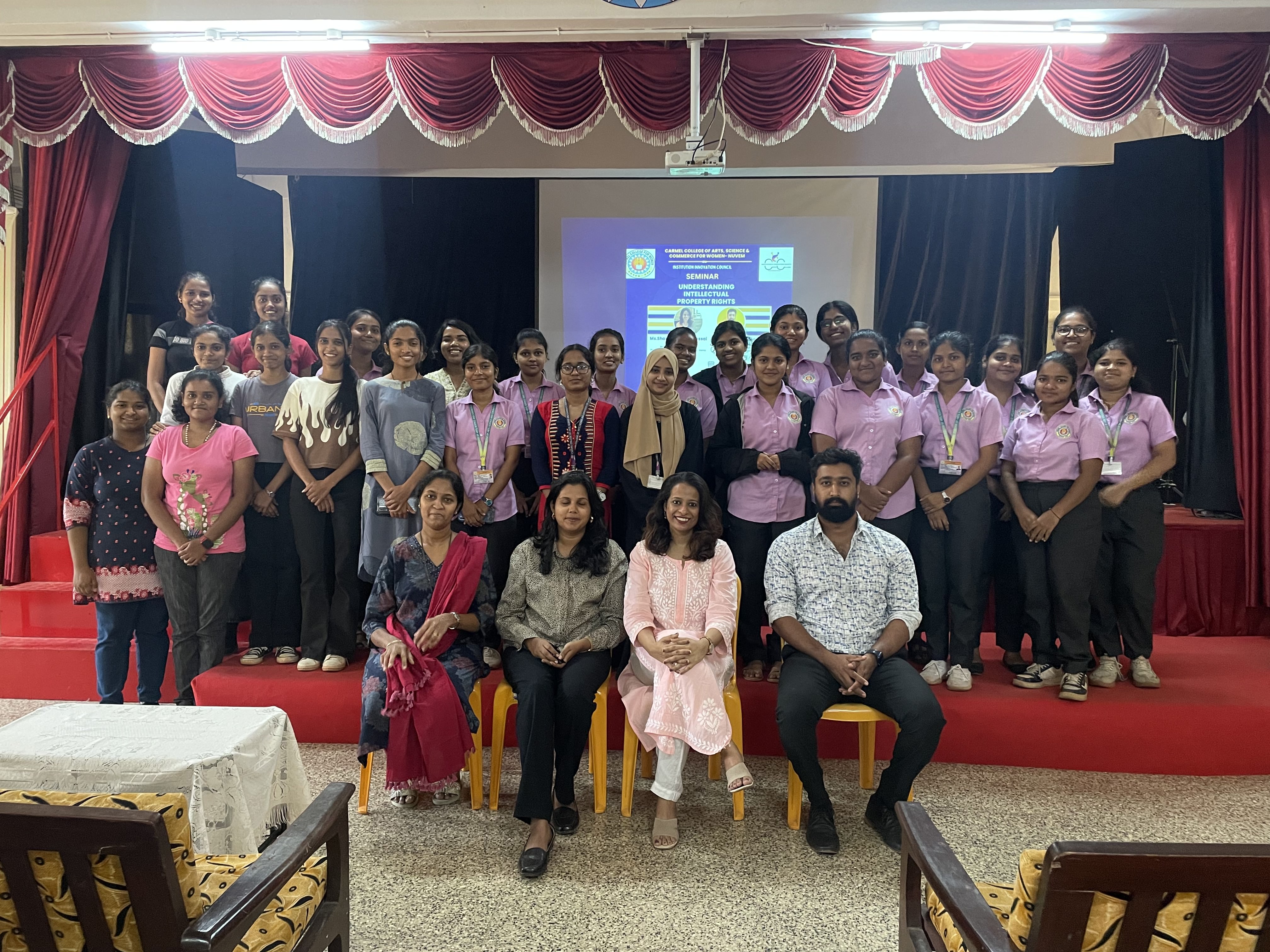 IPR sessions for the students of Carmel college of Arts & Science, Nuvem-Goa