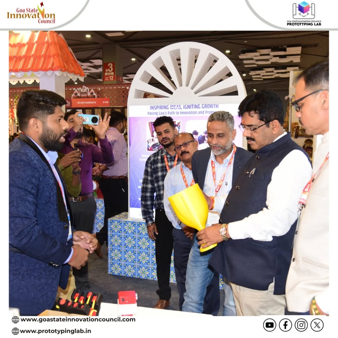 Member of Parliament, Rajya Sabha, Shri. Sadanand Shet Tanavade visited the GSInC stall at Goa Pavilion, IITF 2024.