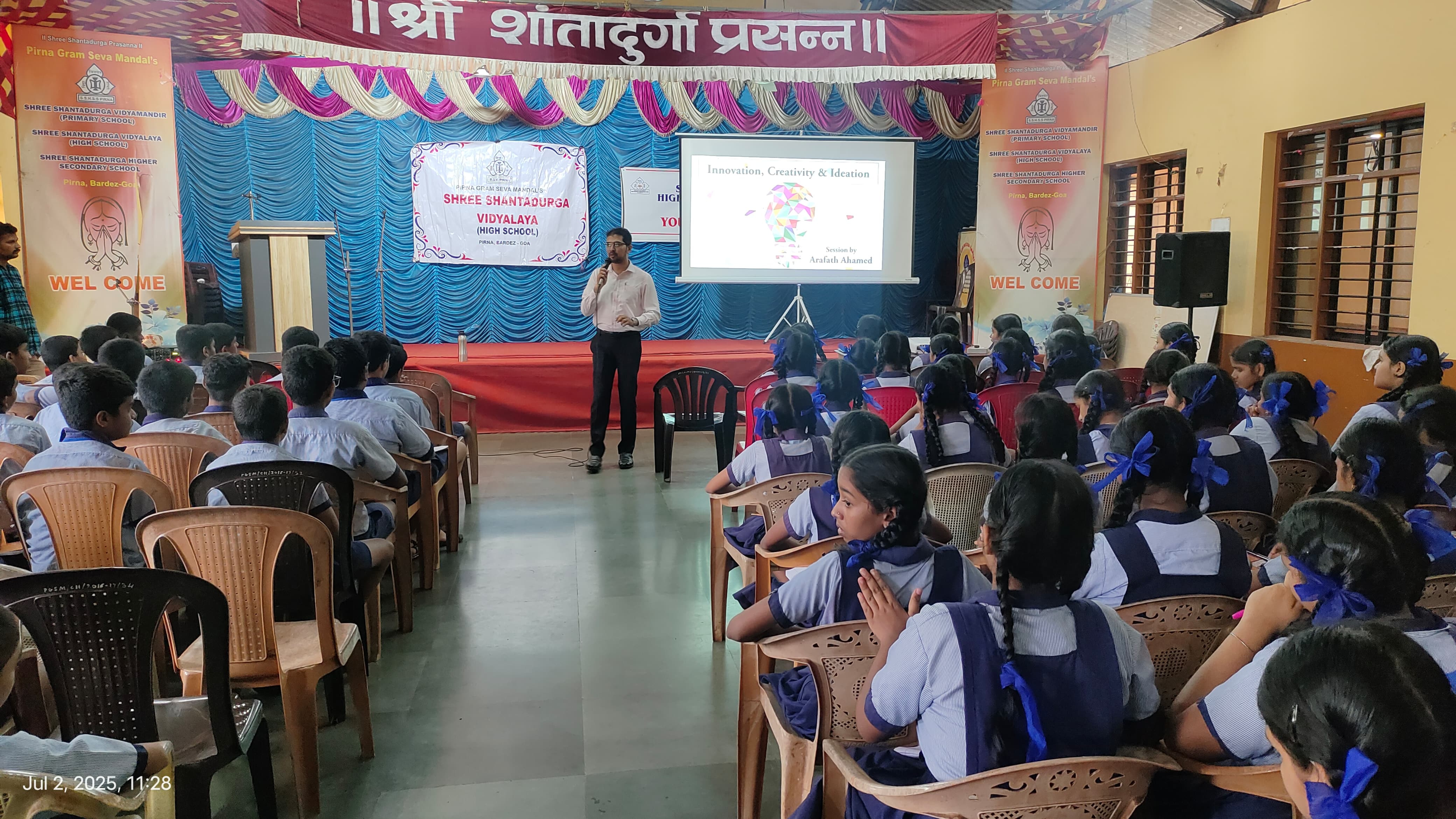 Sensitisation Workshop	Shree Shantadurga Vidhyalaya, Pirna, Bardez