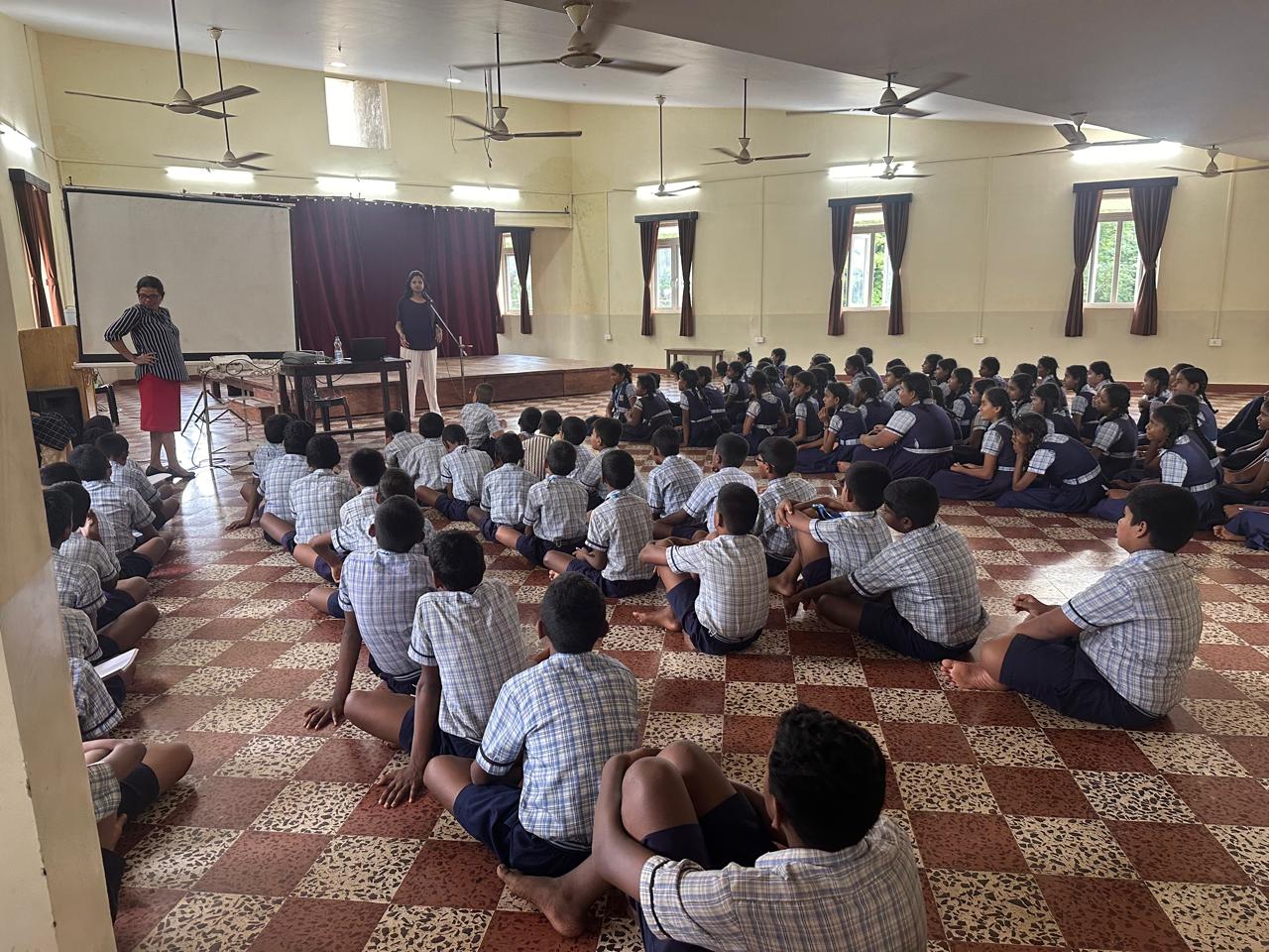 Sensitisation Workshop	- Saviour of the World High School,Benaulim