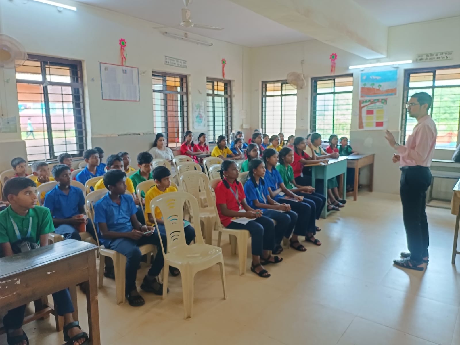 Sensitisation workshop - Govt High School, Colomb Rivona.